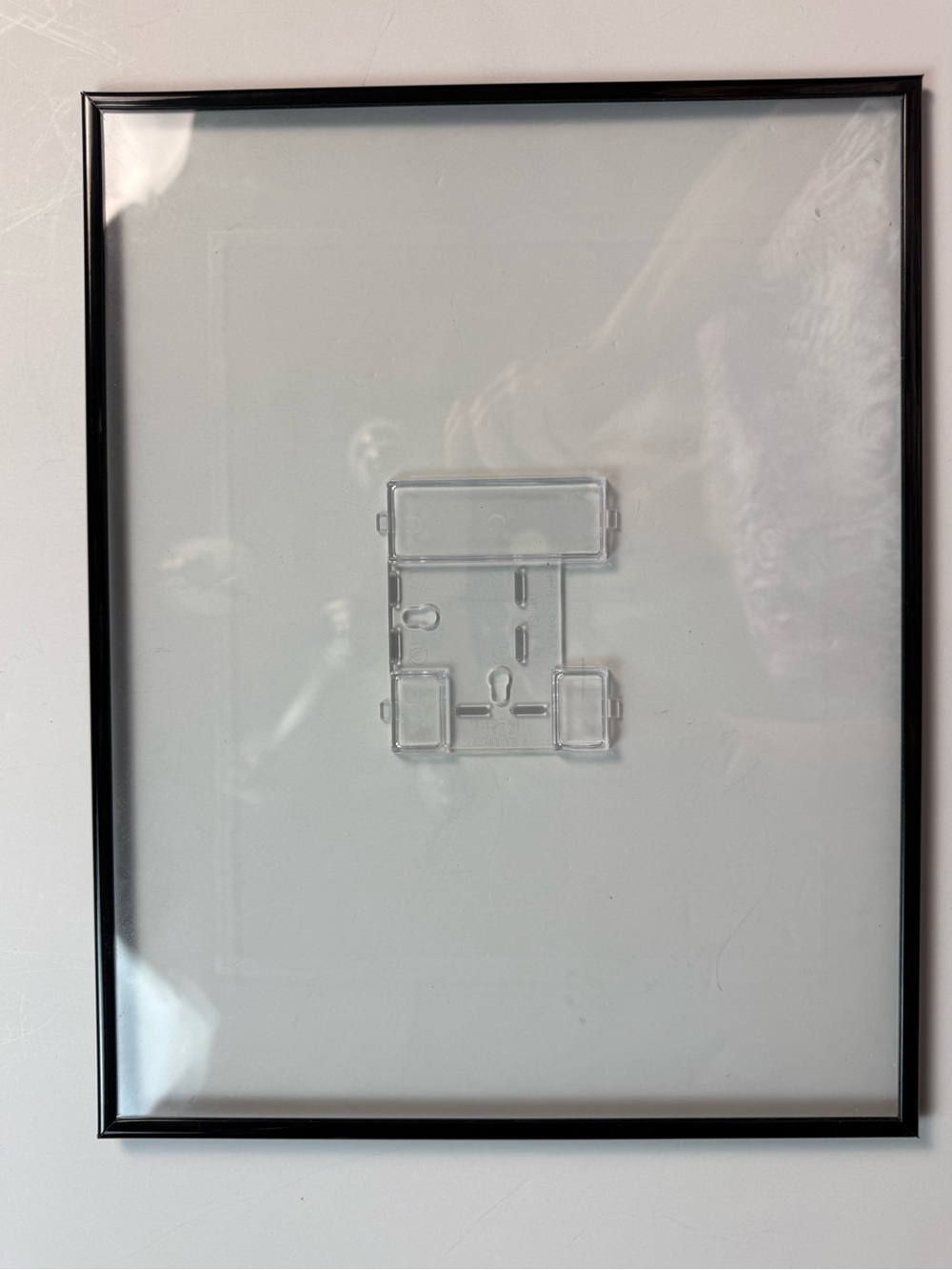 Black Metal Wall Clear Picture Frame - Contemporary Home Accent 11” x 14”